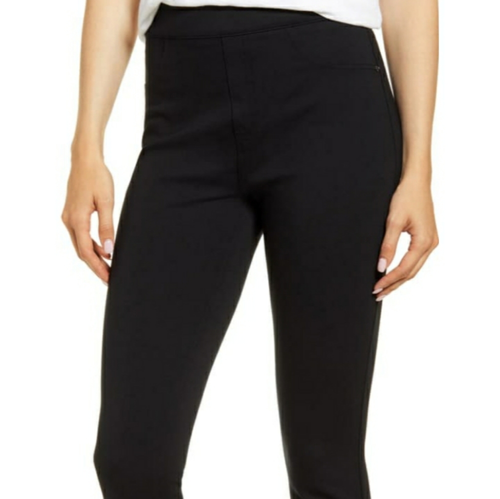 SPANX Black Leggings - High-Rise Slim Fit